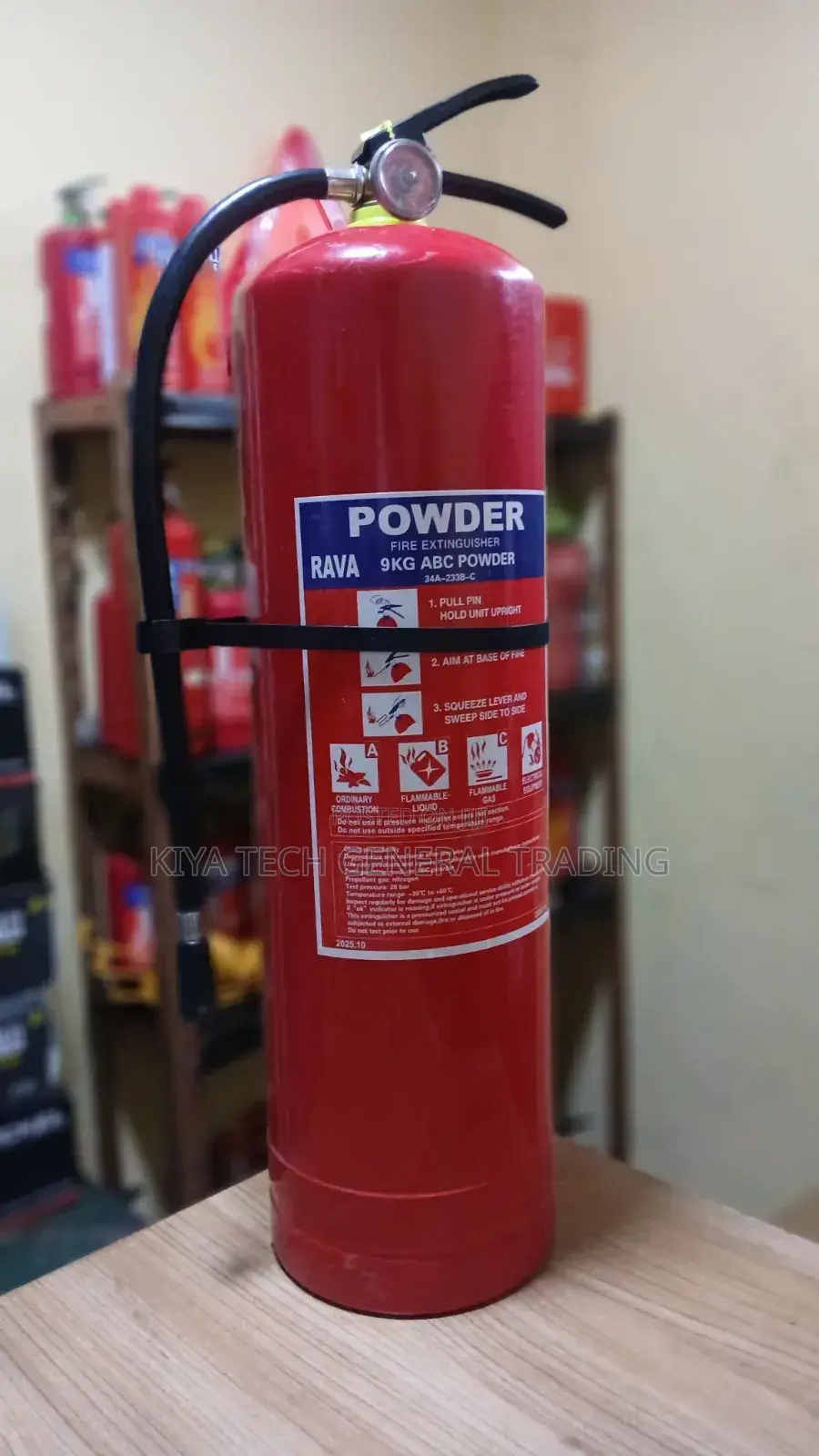 9kg እሳት ማጥፊያ Fire Extinguisher 心 Adane Safety