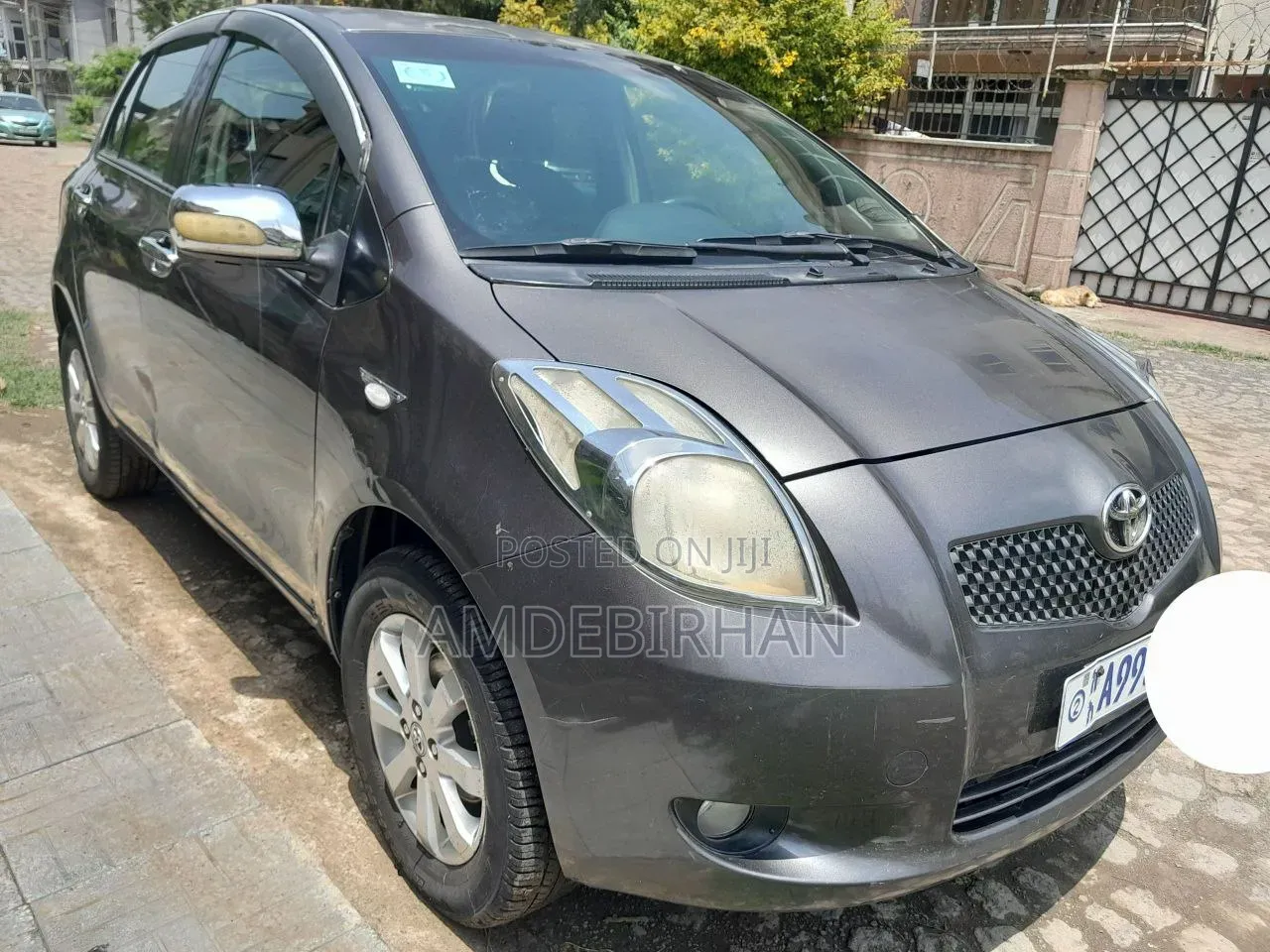 Toyota Yaris 2008 Matt Black