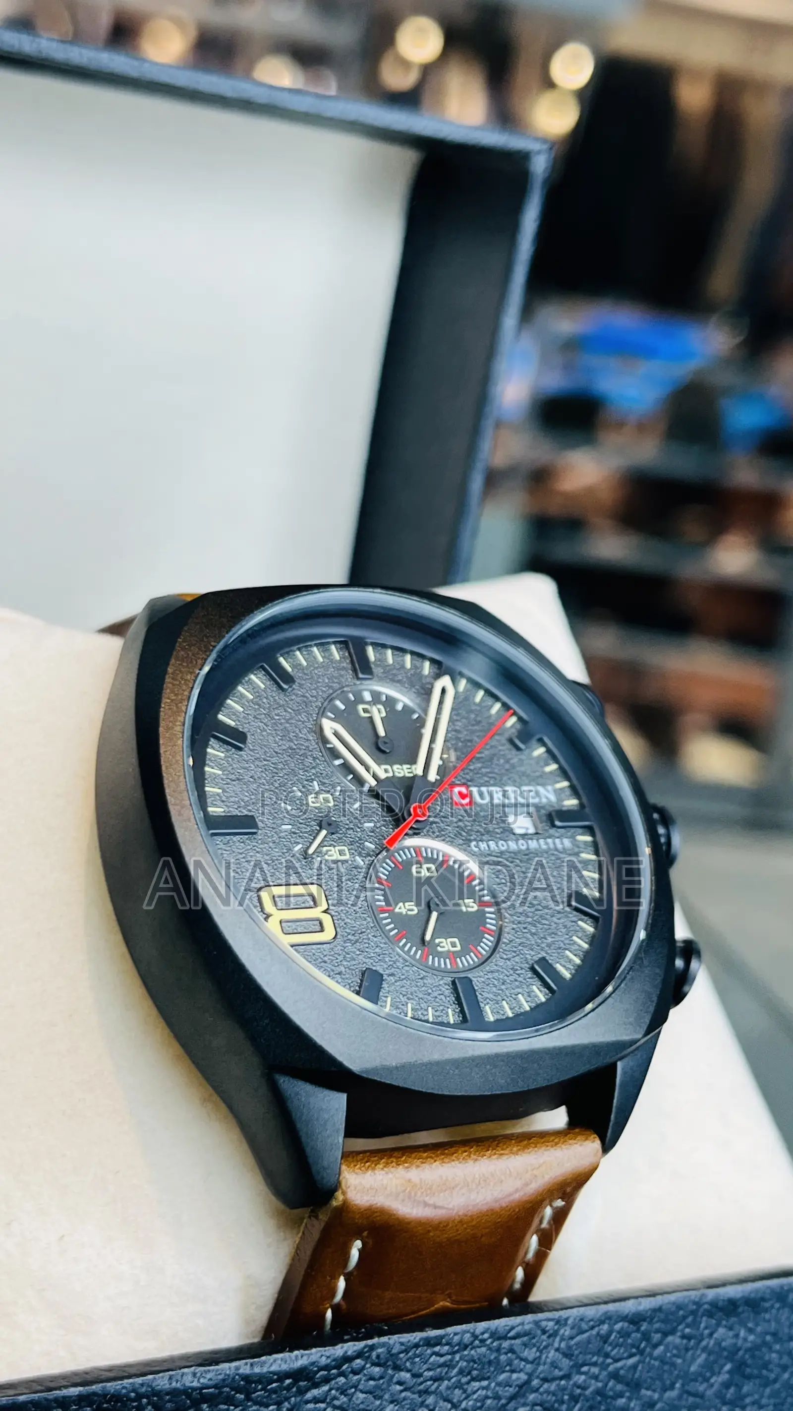 Curren Leather Men’s Watch