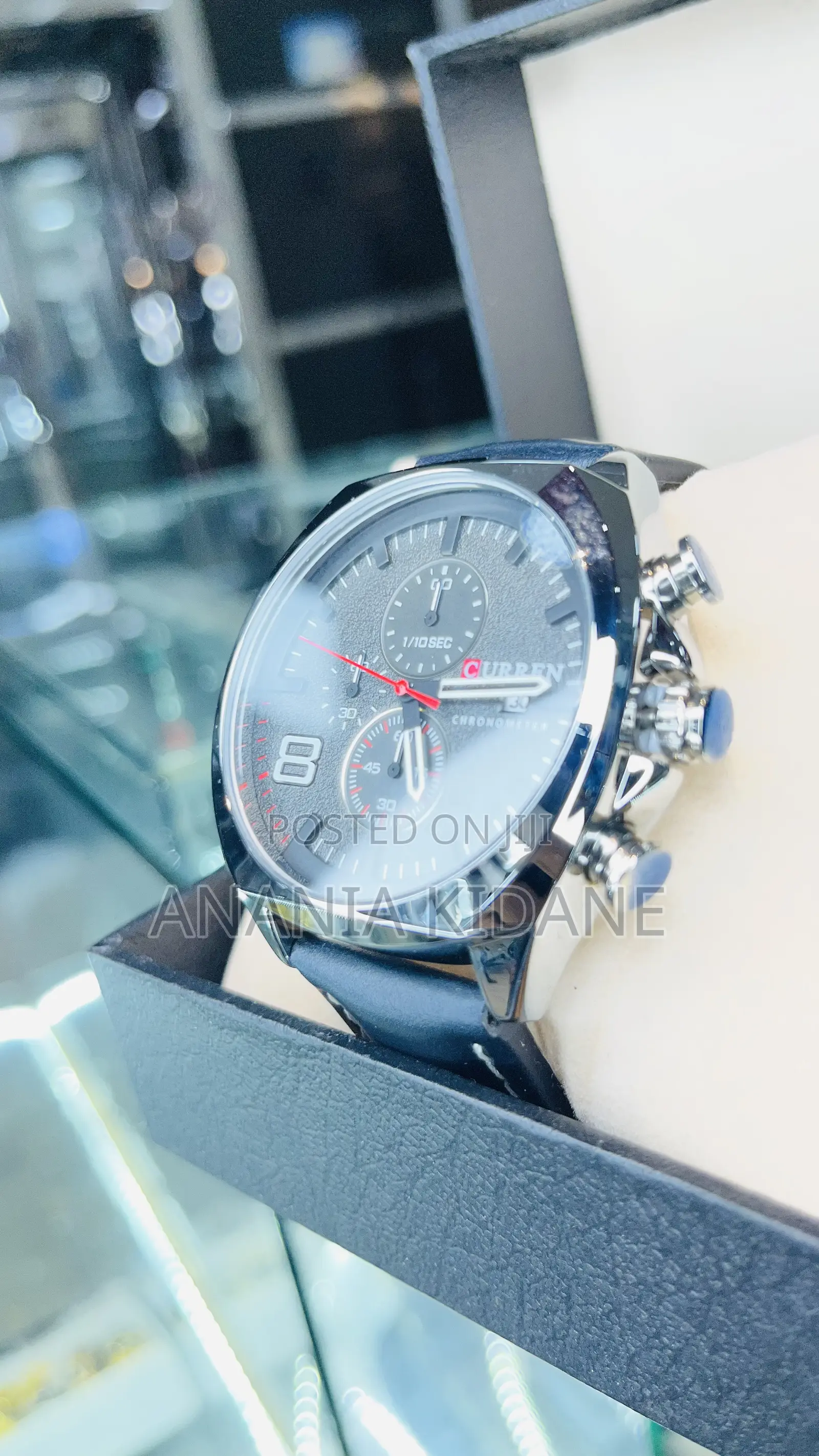 Curren Leather Men’s Watch