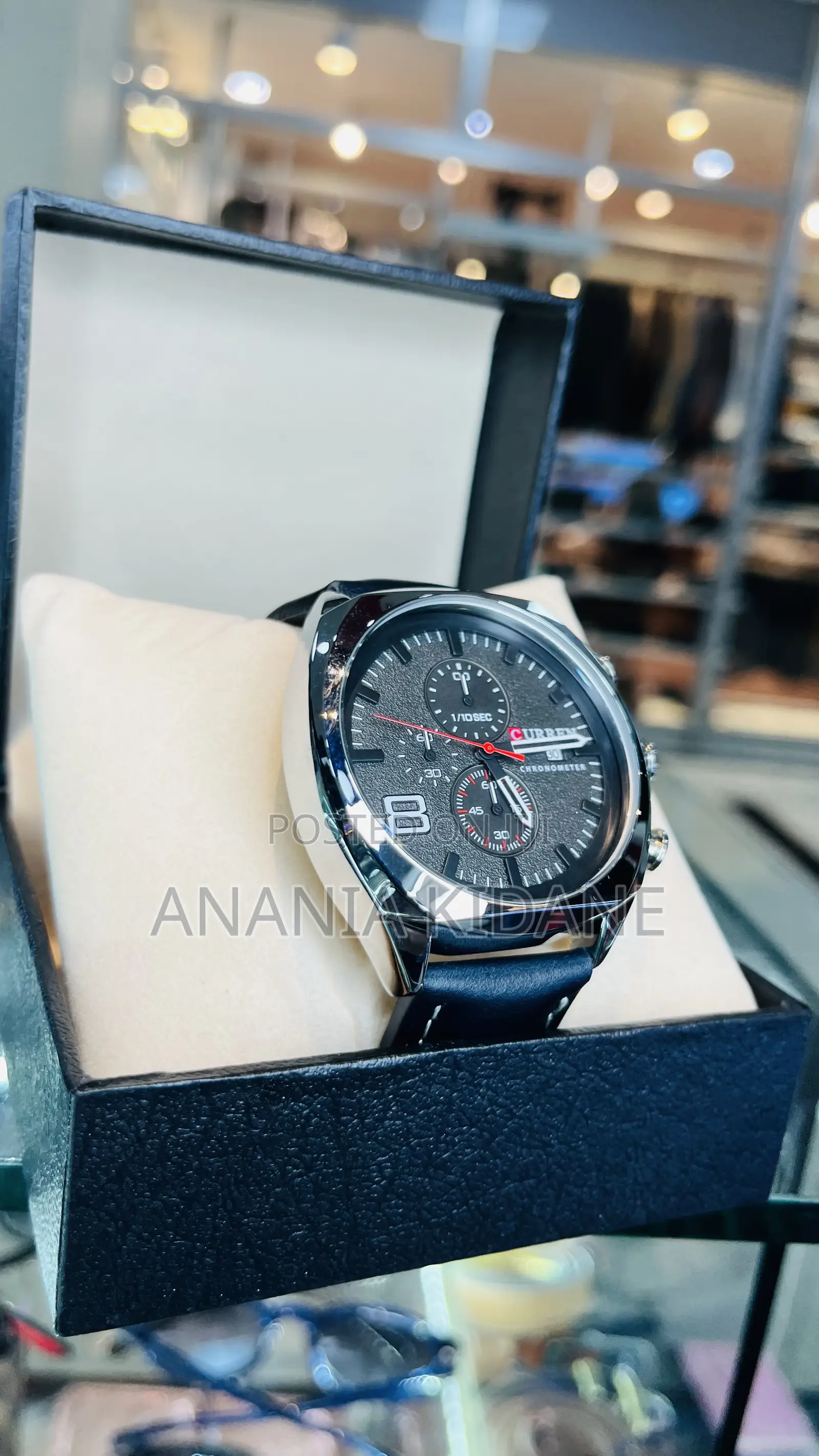 Curren Leather Men’s Watch
