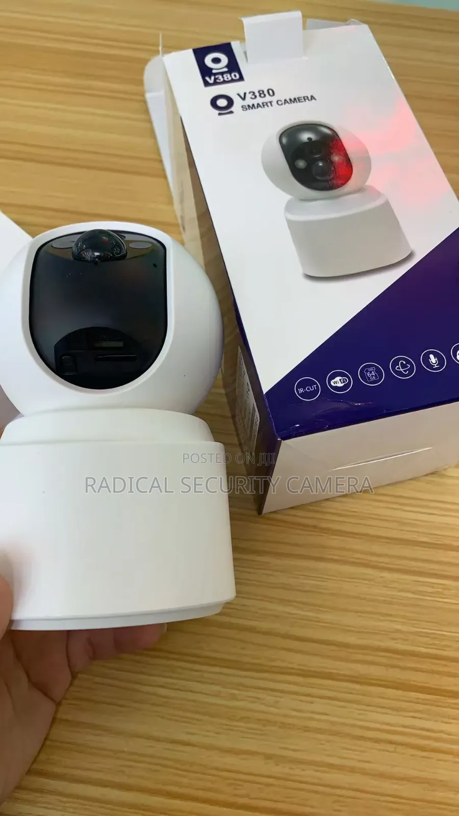 V380 4g Sim Card Security Camera | Battery Powered Indoor CCTV