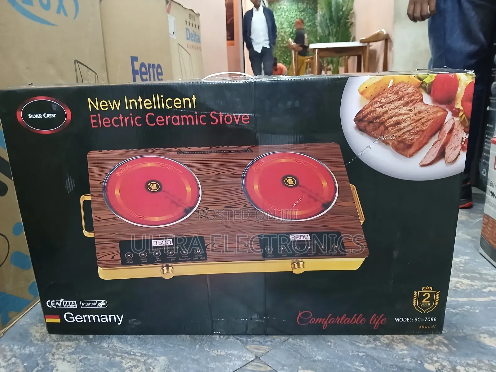 Silver Crest Sc-7088 Double Ceramic Cooker Electric Ceramic Cooker