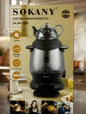 Sokany Electric Samovar Kettle – Sk-Sh-1068
