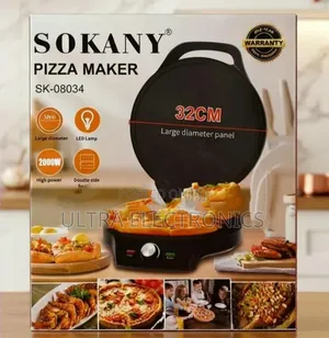 Sokany Electric Pizza Maker – Sk-08034 Enjoy Homemade Pizza