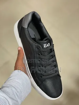 Zara Quality Flats Smooth Black White
