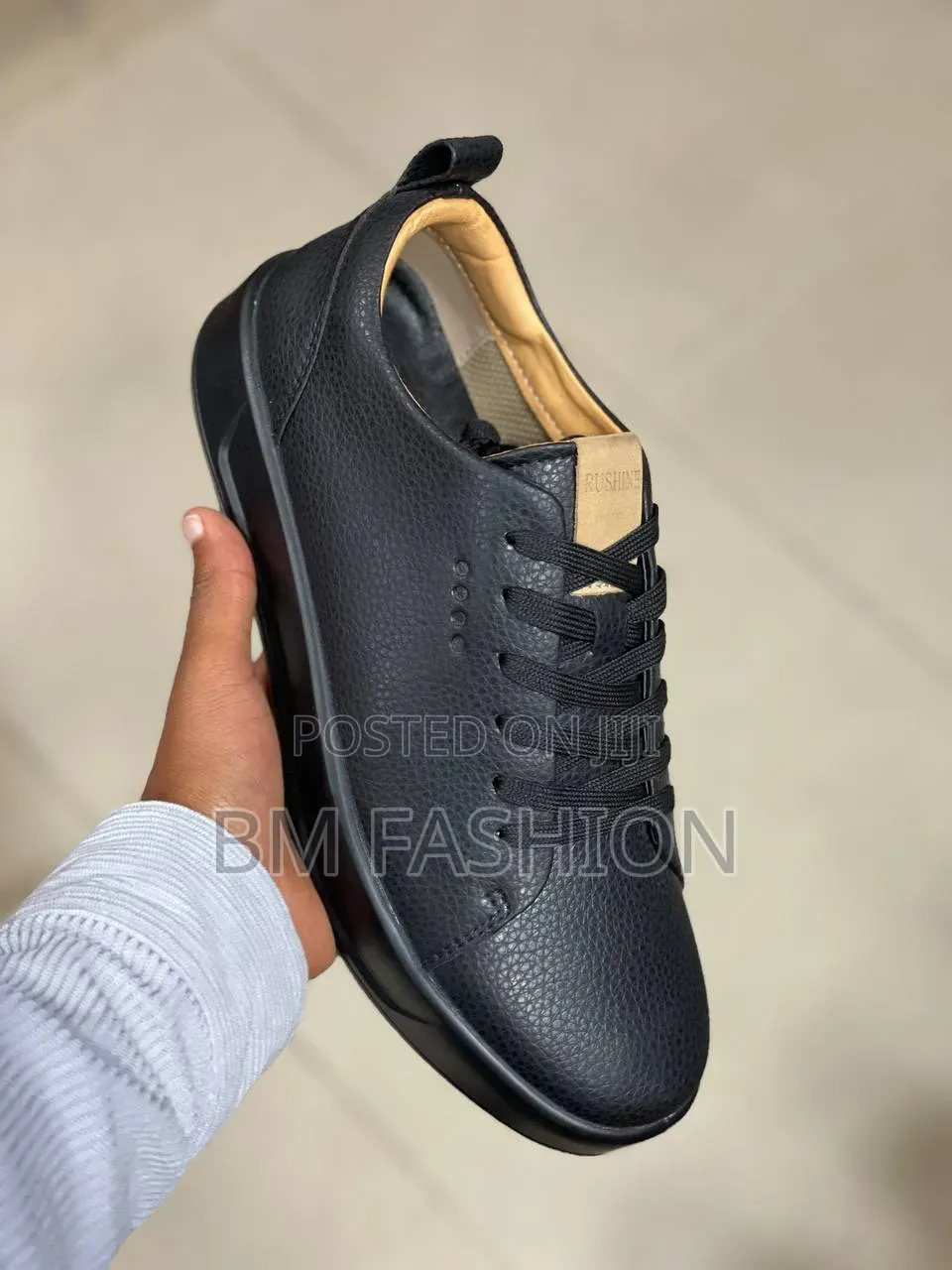 Pebbled Leather Flats
