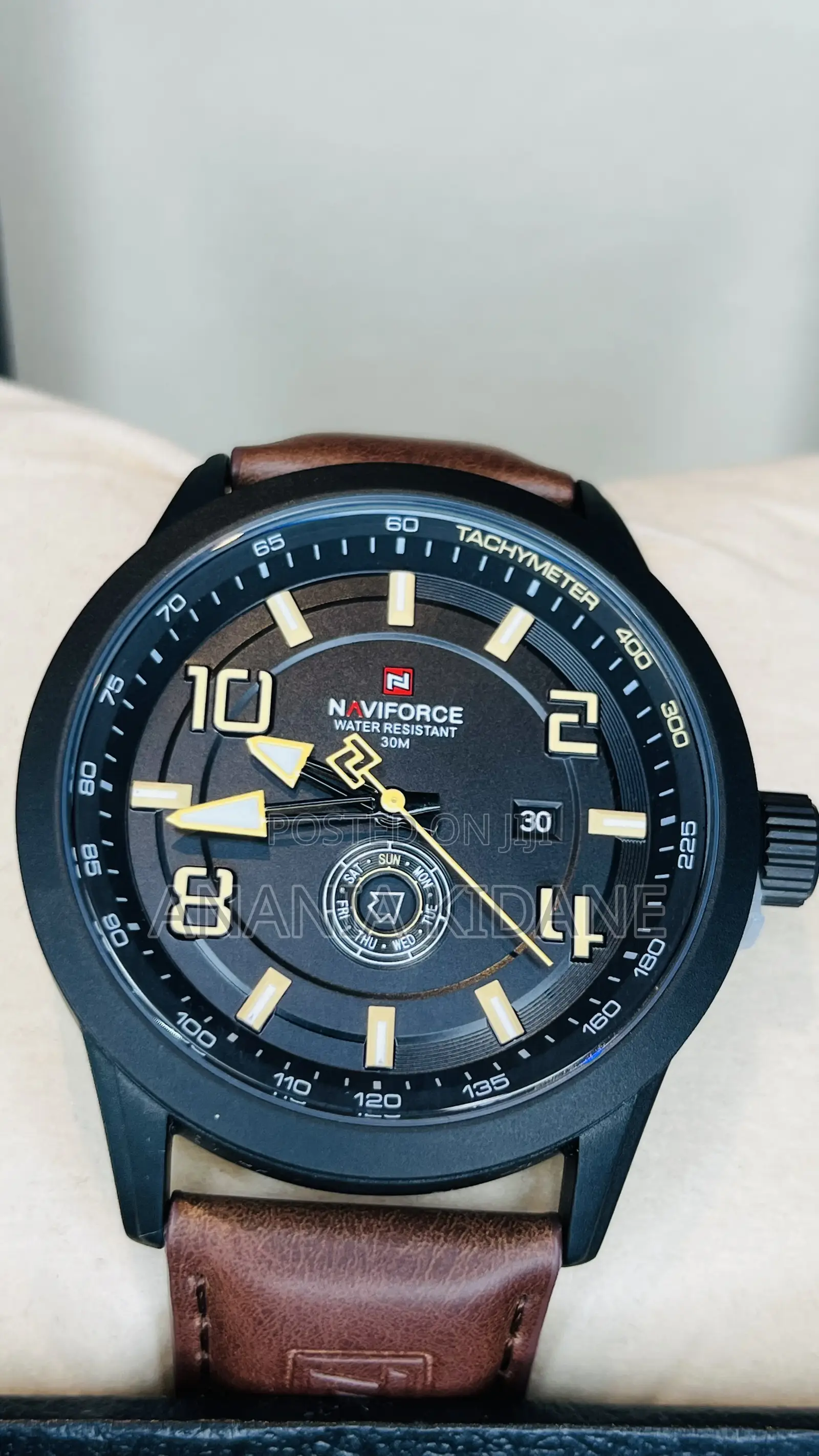 Navy Force Leather Watches