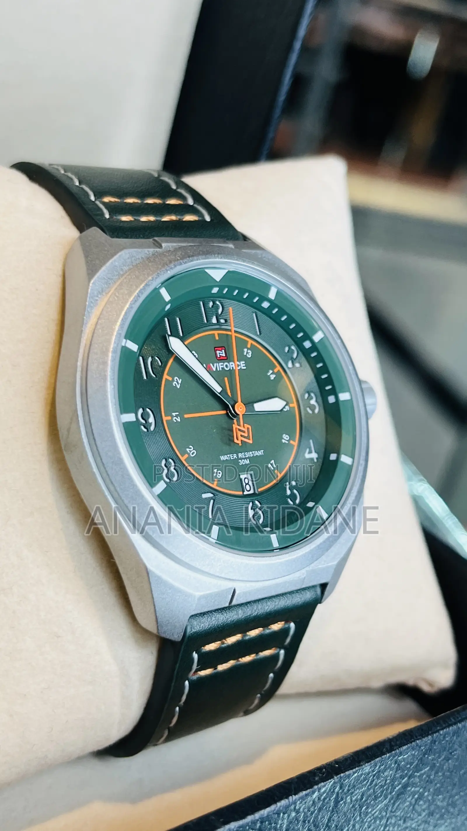 Navy Force Leather Watches