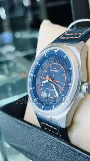 Navy Force Leather Watches