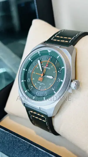 Navy Force Leather Watches