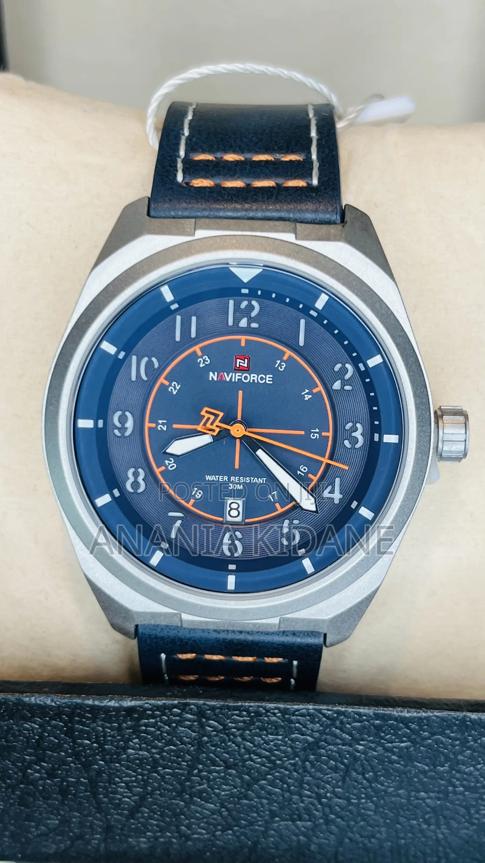 Navy Force Leather Watches