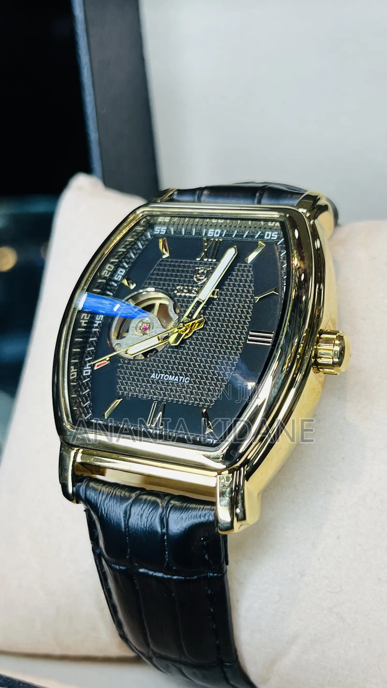 The Square Luxury Chenxi Leather Men’s Watch