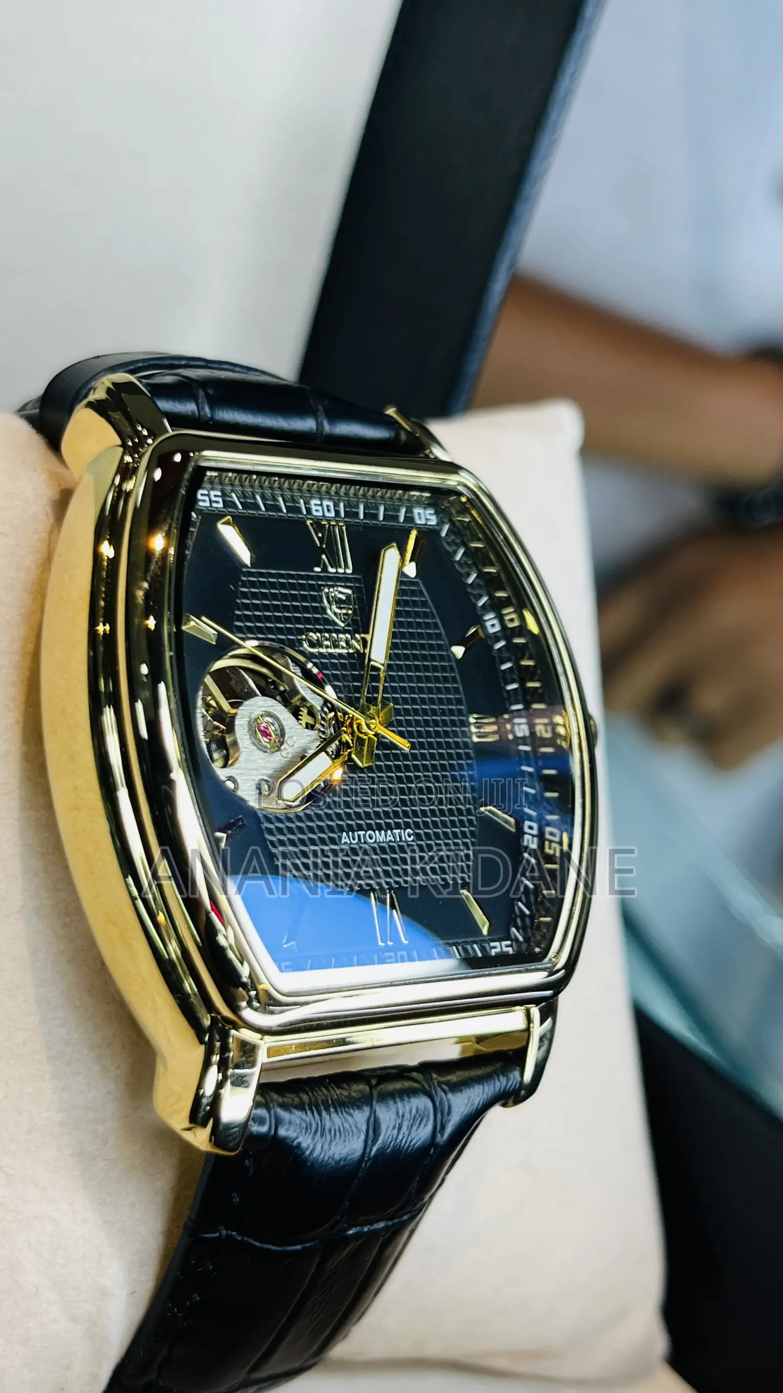 The Square Luxury Chenxi Leather Men’s Watch