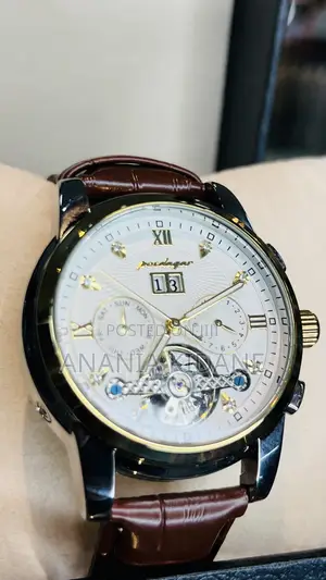 Poedagar Men’s Leather Watch