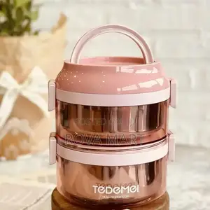 Tedmei 2 Layer Stainless Steel Lunch Box
