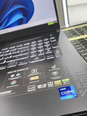 New Laptop Asus TUF Gaming F17 16GB Intel Core i7 SSD 1T