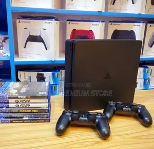 PS4 Slim 500GB – FC 26 + 5 Games Installed