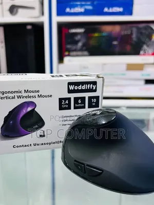 Woddlffy Ergonomic Vertical Wireless Mouse