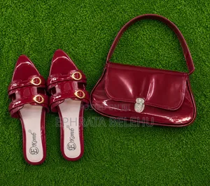 Women's Flat Shoes and Bag