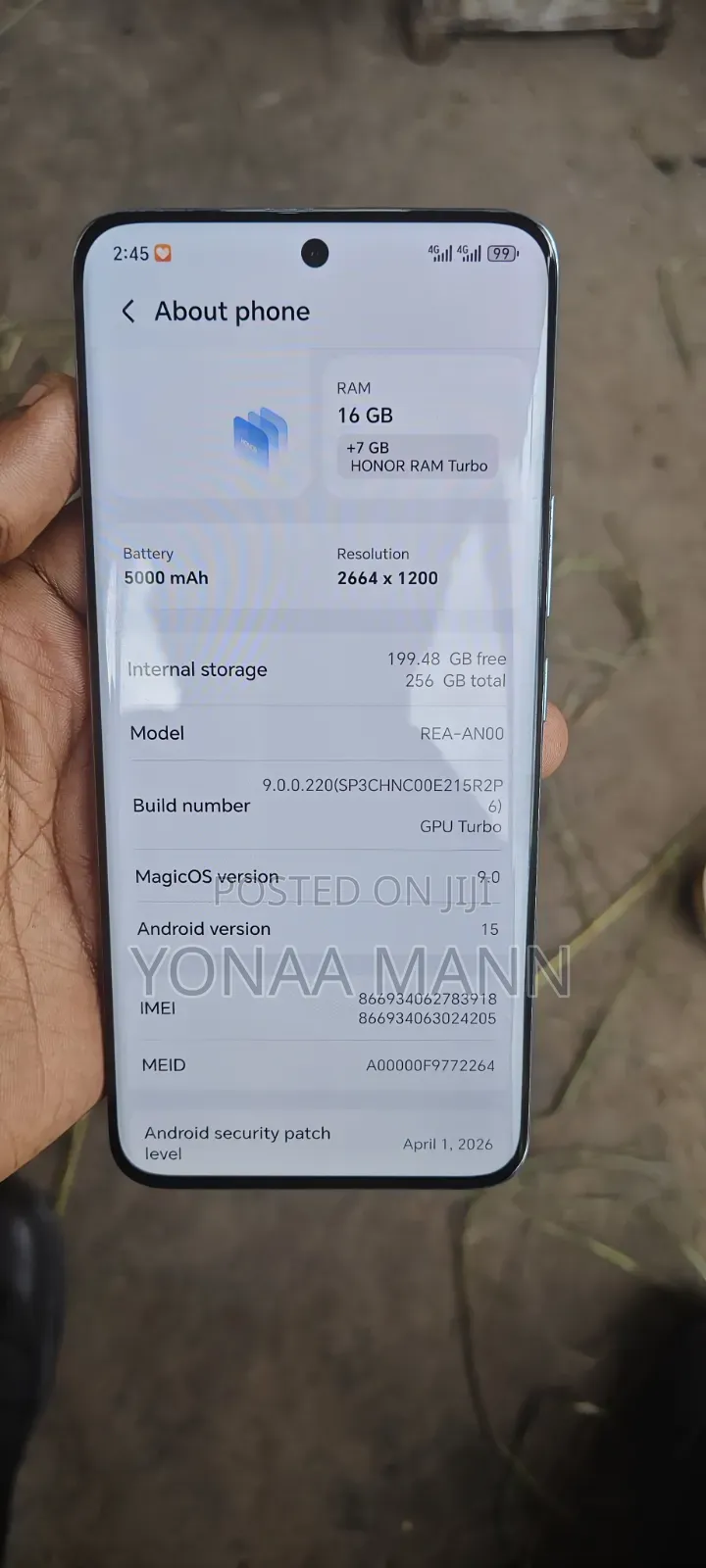 New Honor 90 5G 256 GB