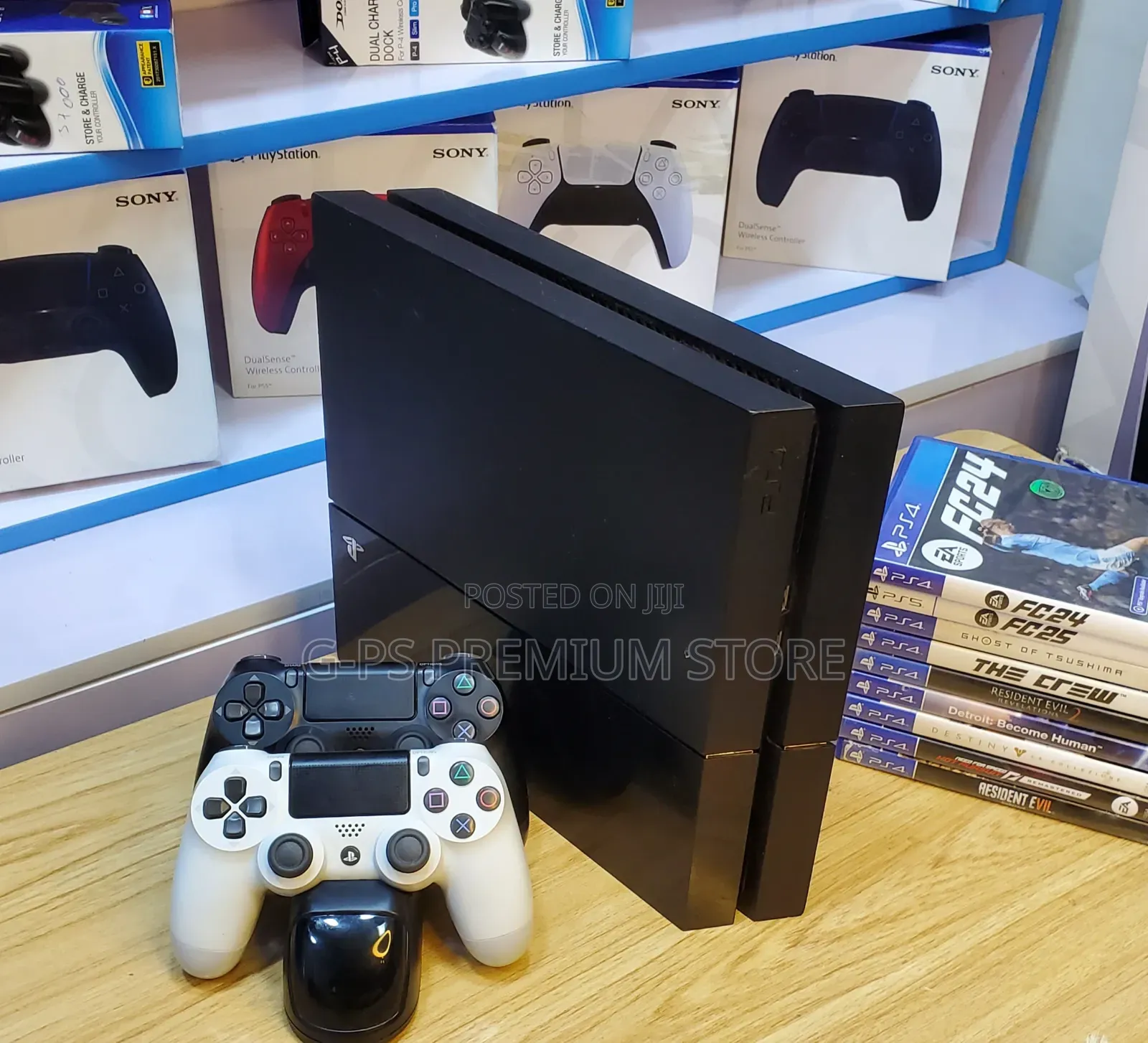  PS4 Fat 2 Original Joystick ከጌሞች ጋር