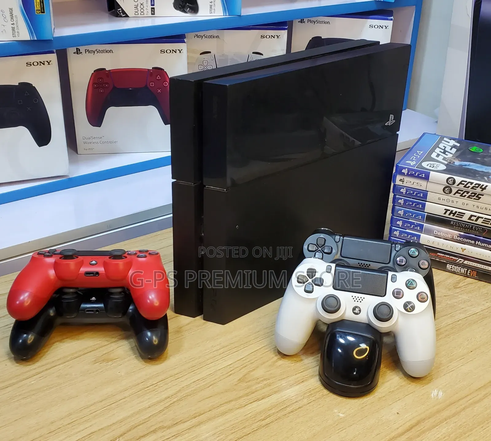  PS4 Fat 2 Original Joystick ከጌሞች ጋር