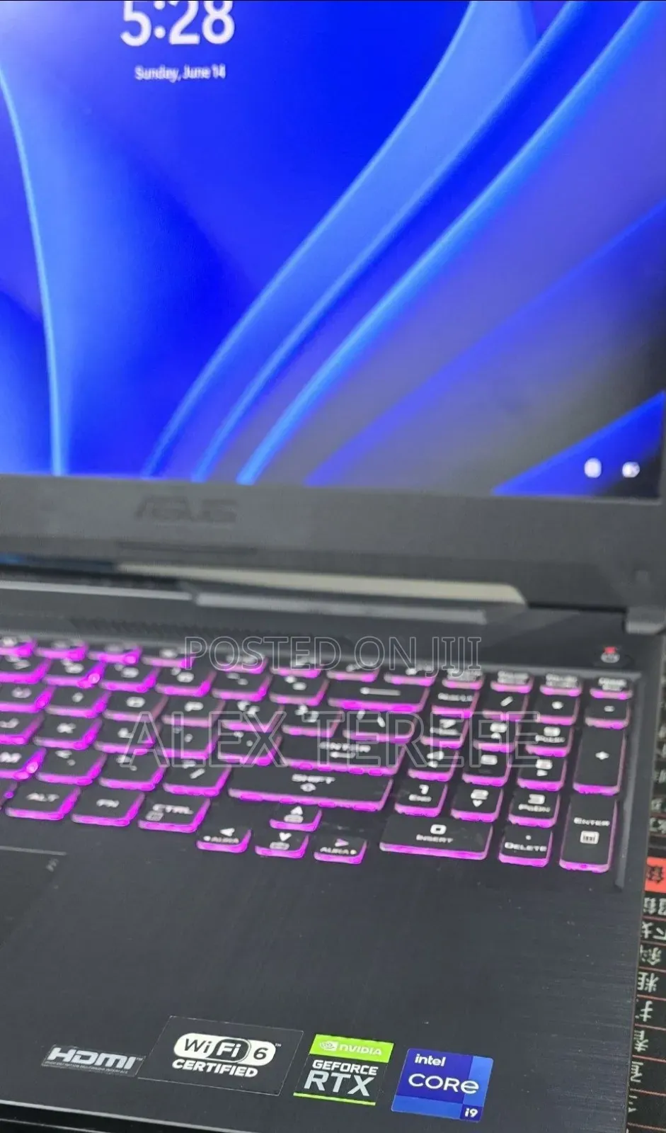New Laptop Asus TUF Gaming A15 16GB Intel Core i9 SSD 512GB