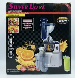 Silver Love Slow Juicer Juice Extractor 1000W | 1500ml Capacity