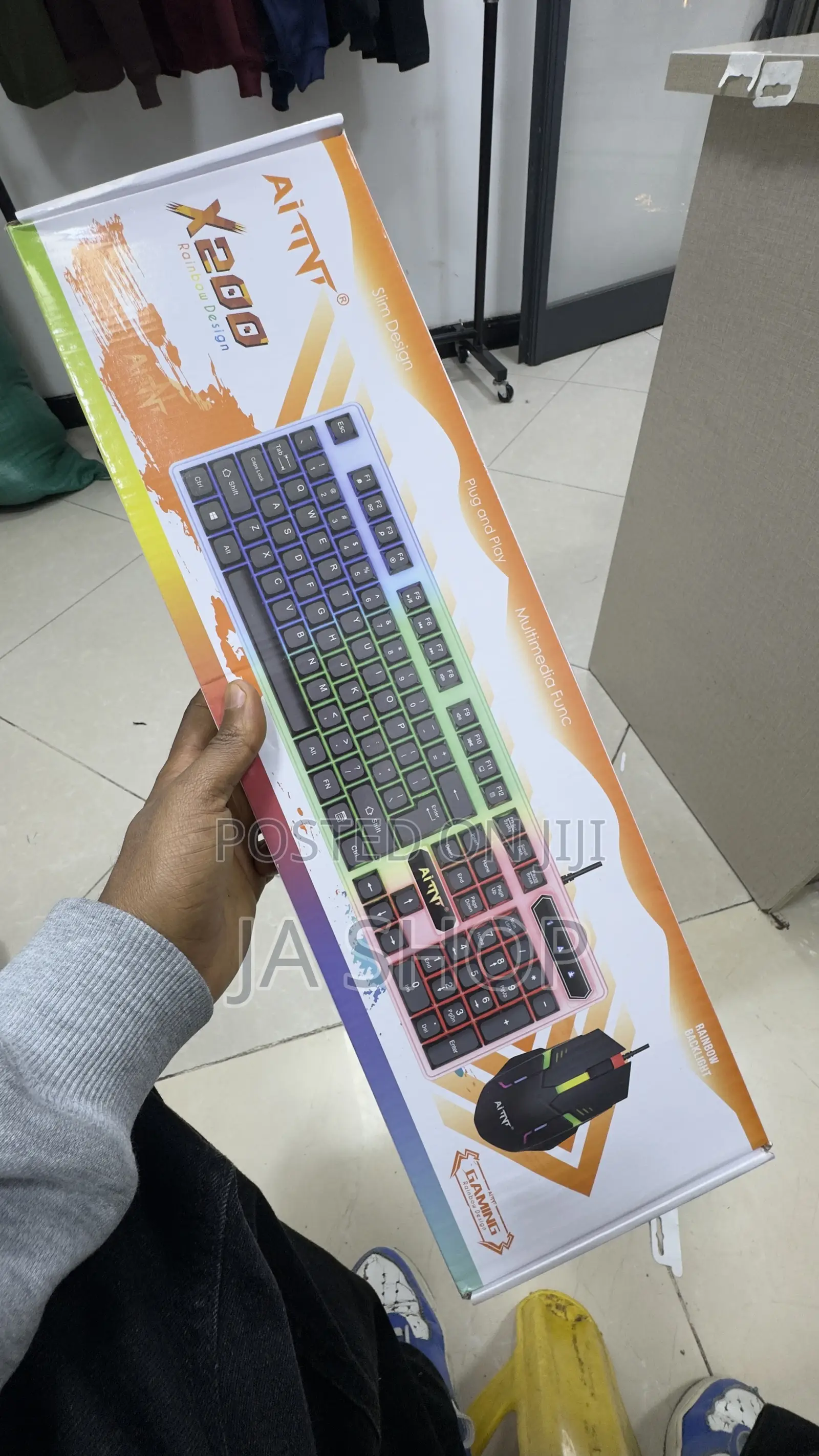 AITNT X200 Gaming Keyboard Mouse Combo