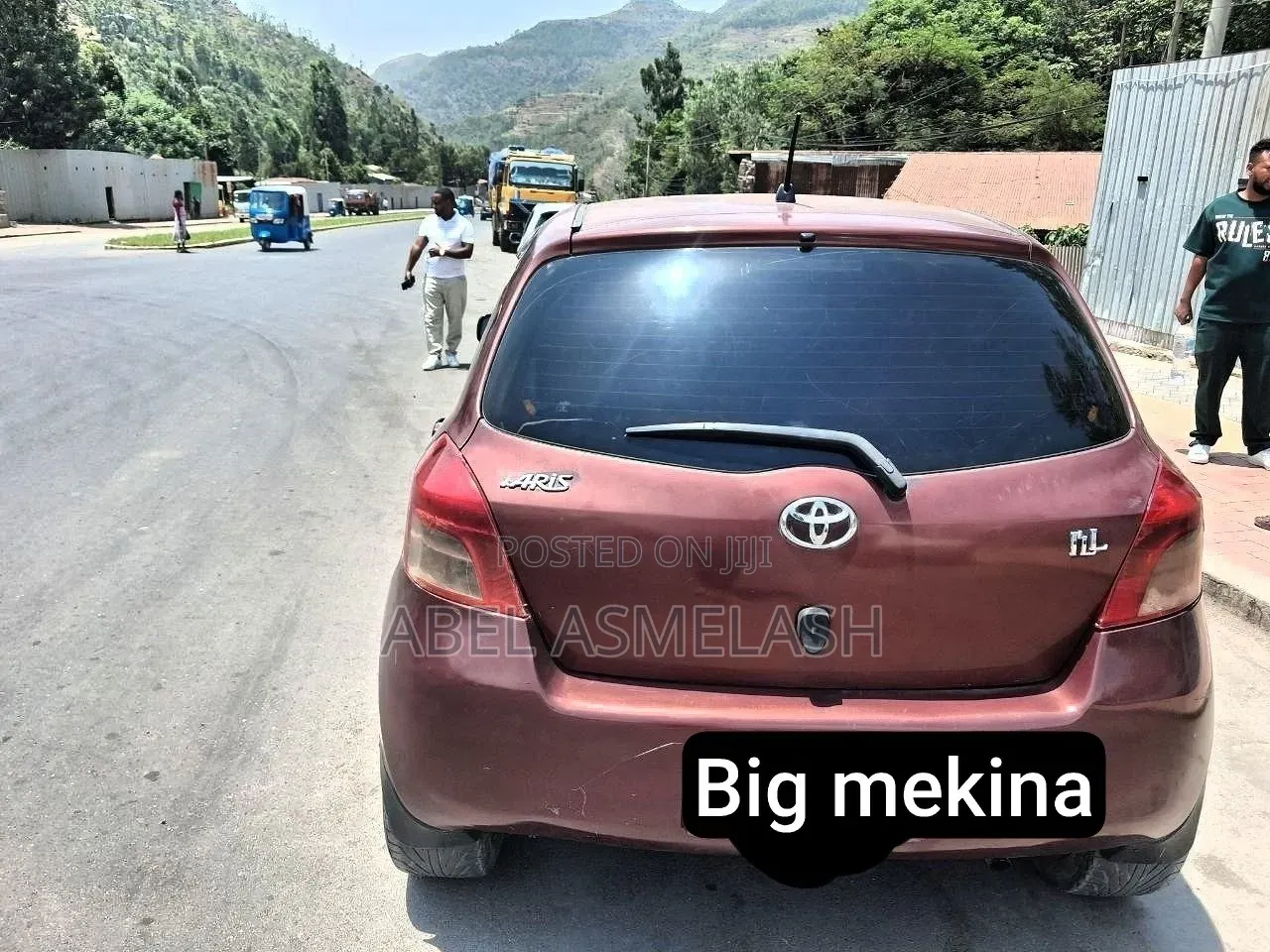 Toyota Yaris 2007 Red