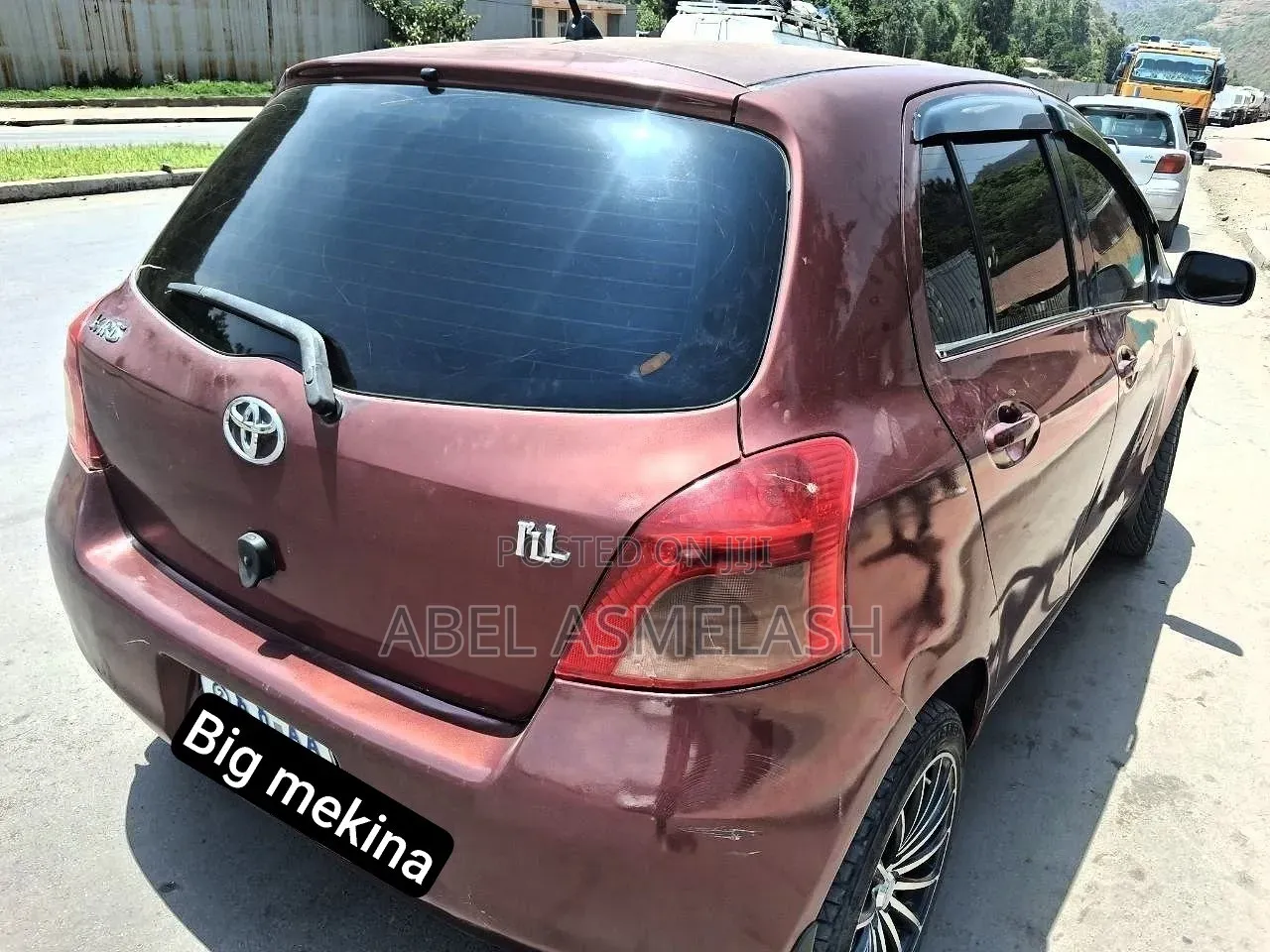 Toyota Yaris 2007 Red