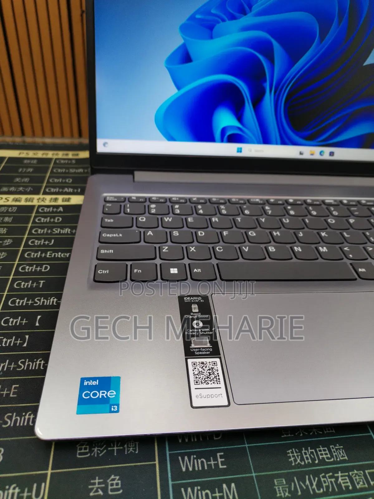 New Laptop Lenovo Ideapad 3 8GB Intel Core i3 SSD 256GB