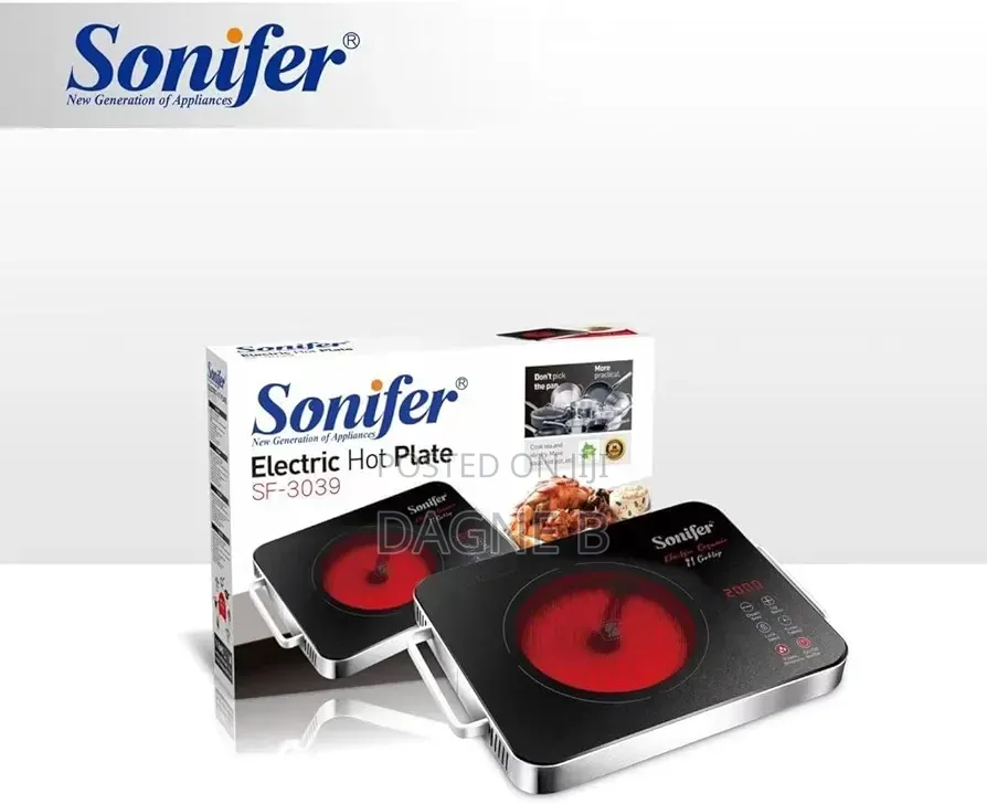 Touch Stove Sonifer SF-3039 Electric Hob ተች ስቶቭ
