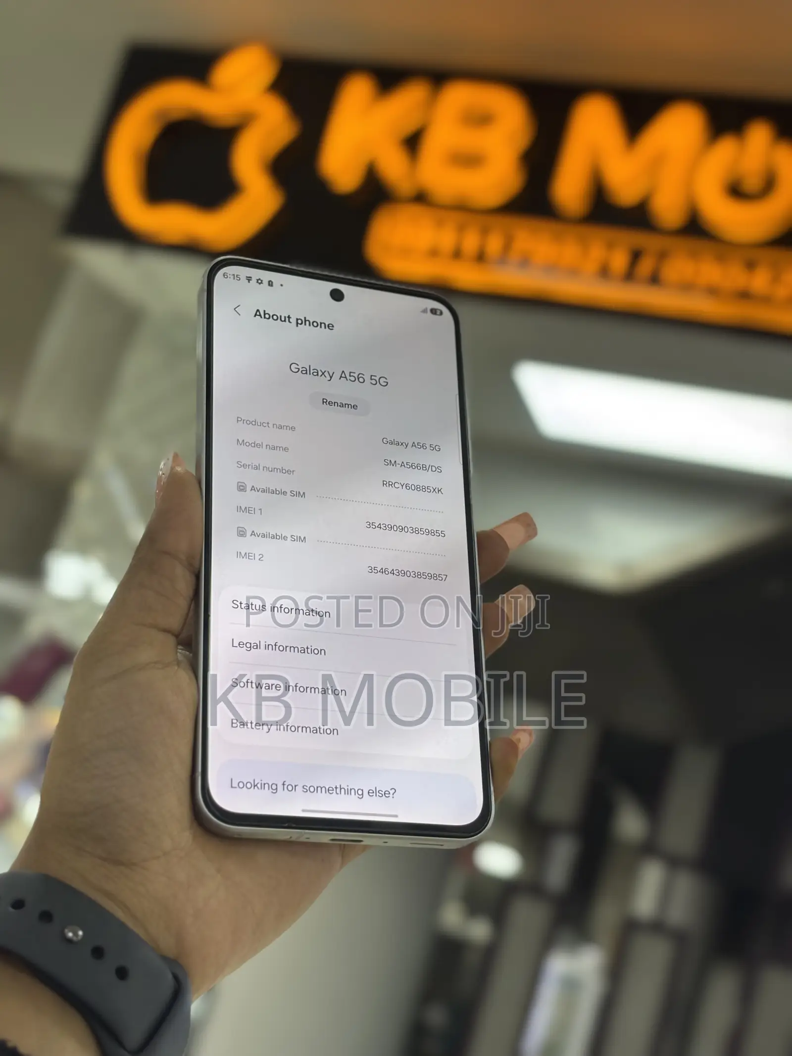 Samsung Galaxy A56 256 GB White