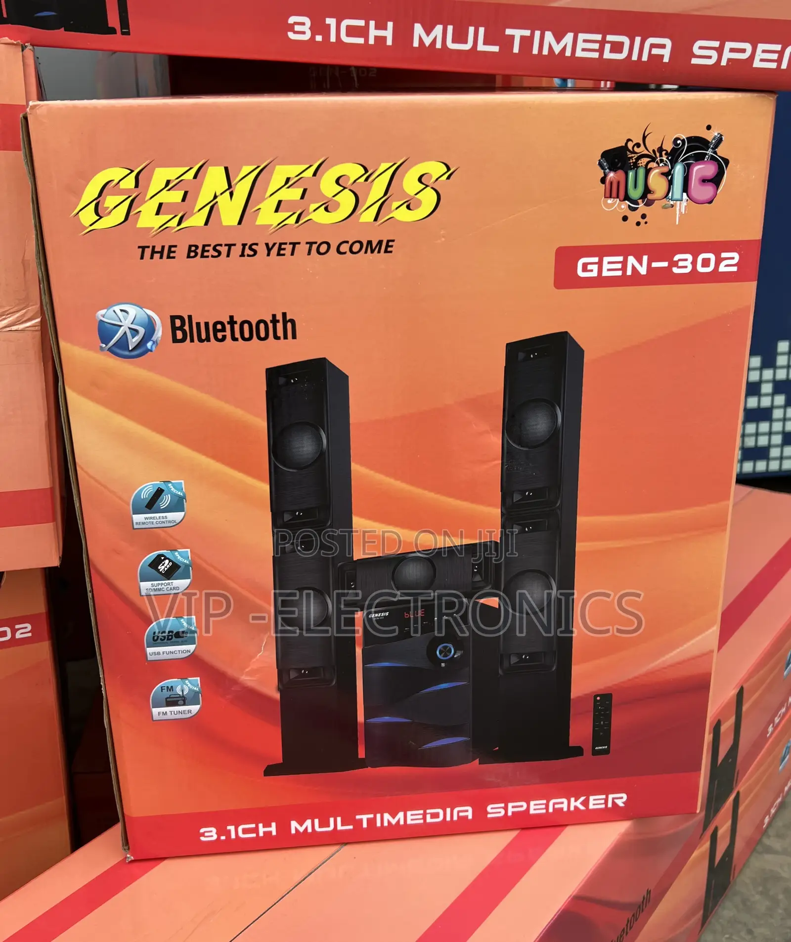 Genesis Multimedia Speaker System GEN-302 3.1 Channel