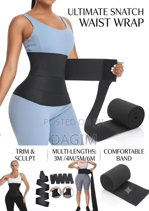 5 Meter Tummy Wrap Belt or Dual-Action Waist Trainer