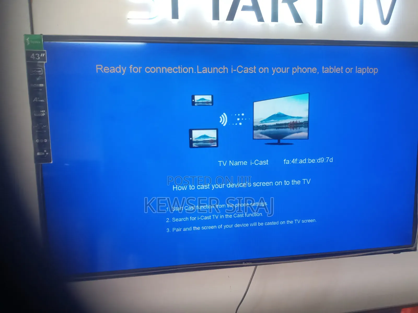 Haki 55inch Smart Android TV