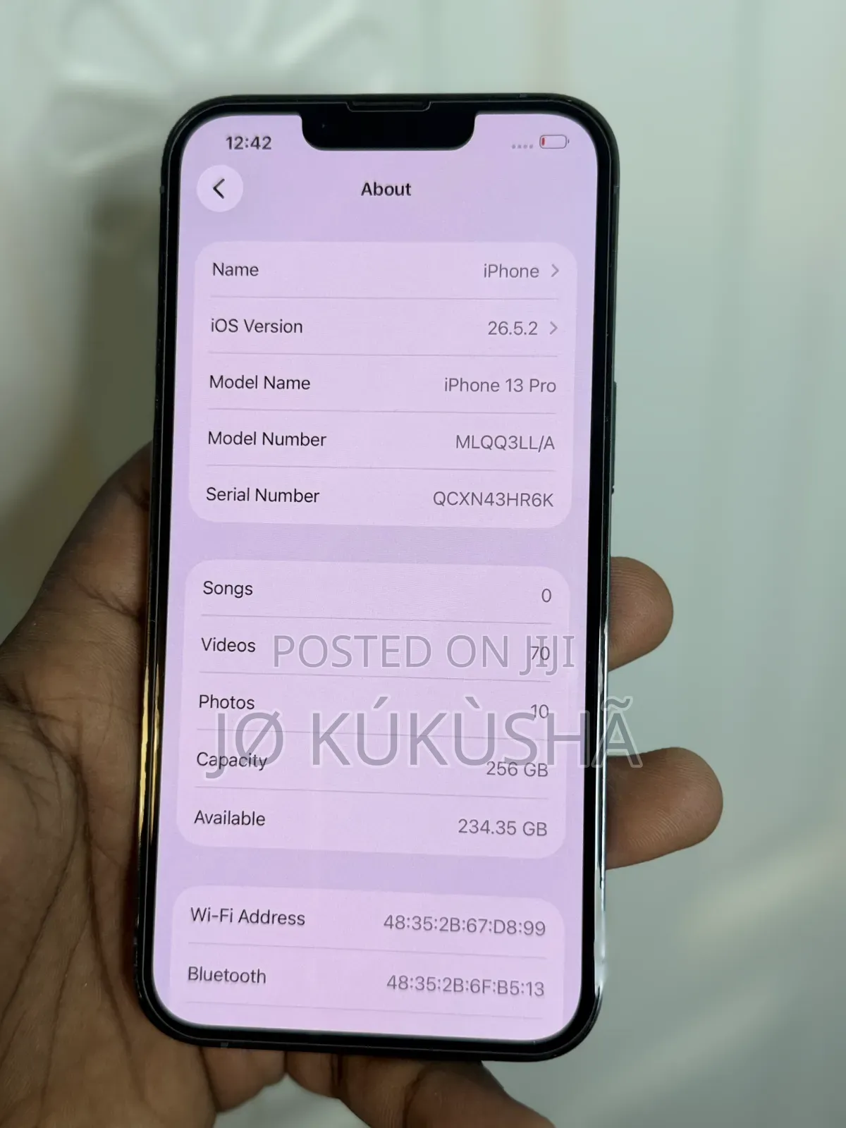 New Apple iPhone 13 Pro 256 GB Blue
