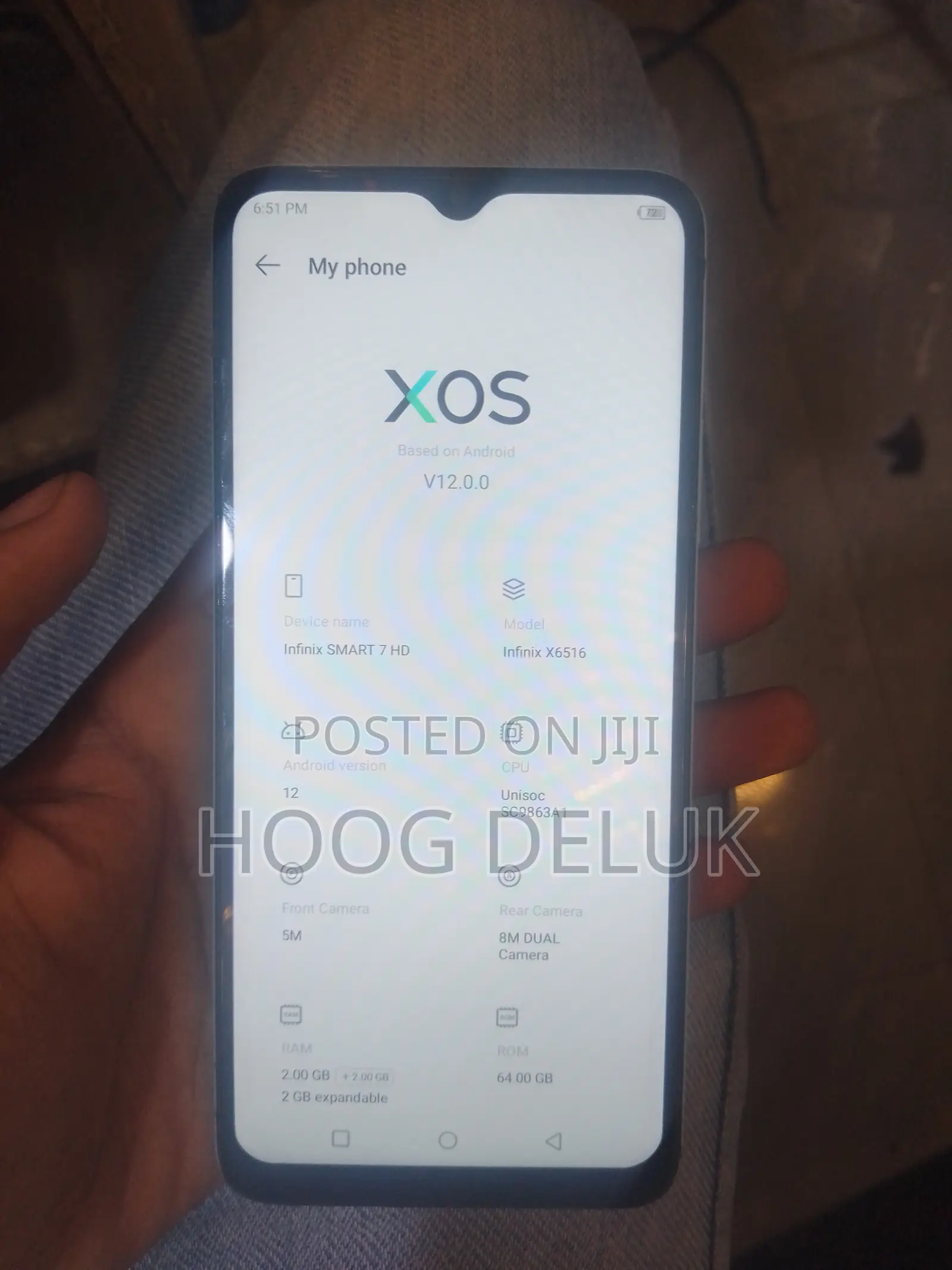 Infinix Smart 7 HD 64 GB Green