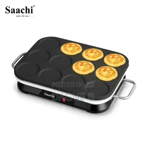 Pancake and Creep Maker Saachi 12PCS Non-Stick ሳቺ ፓንኬክ እና ቂጣ መጋገሪያ