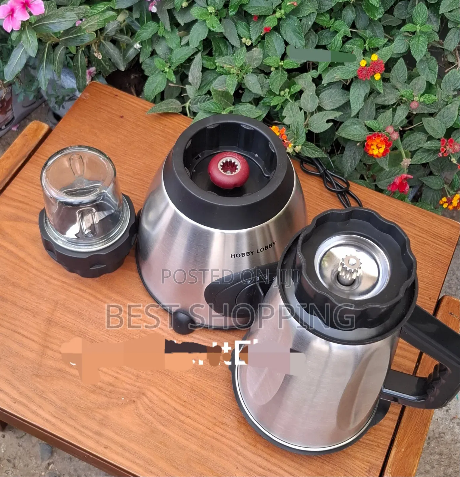 Hobby Lobby Blender Stainless Steel 2 in 1 Blender Unbreakable