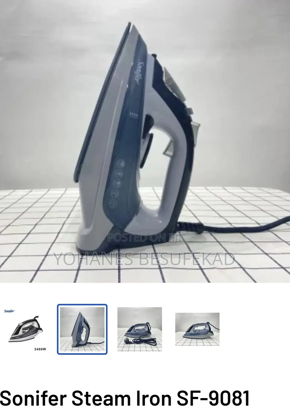 Sonifer Original Steam Iron 2400w
