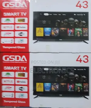 34"inch Gsda Tempered Glass Smart TV