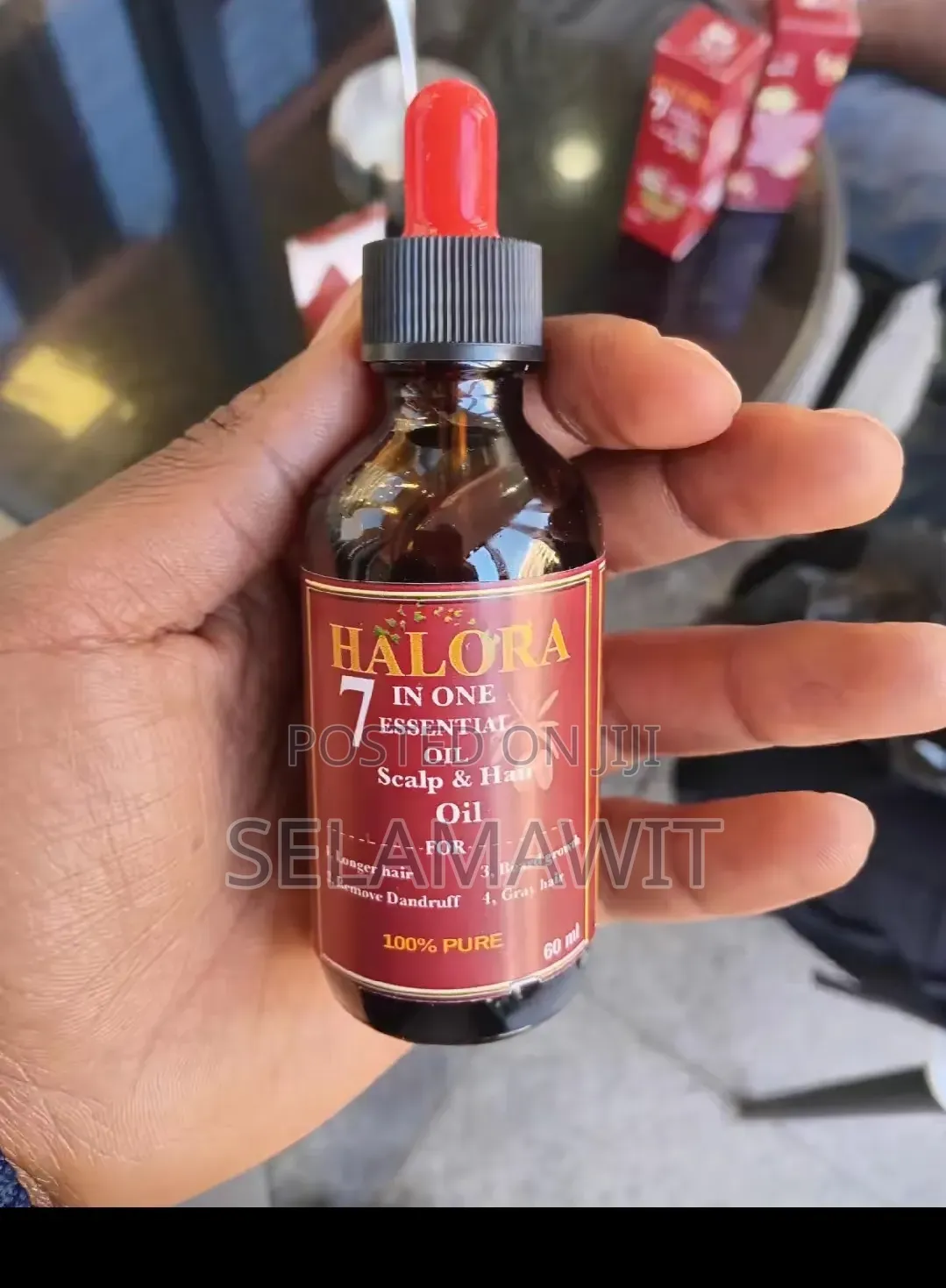 Halora 7 in One Essential Scalp Hair Oil)