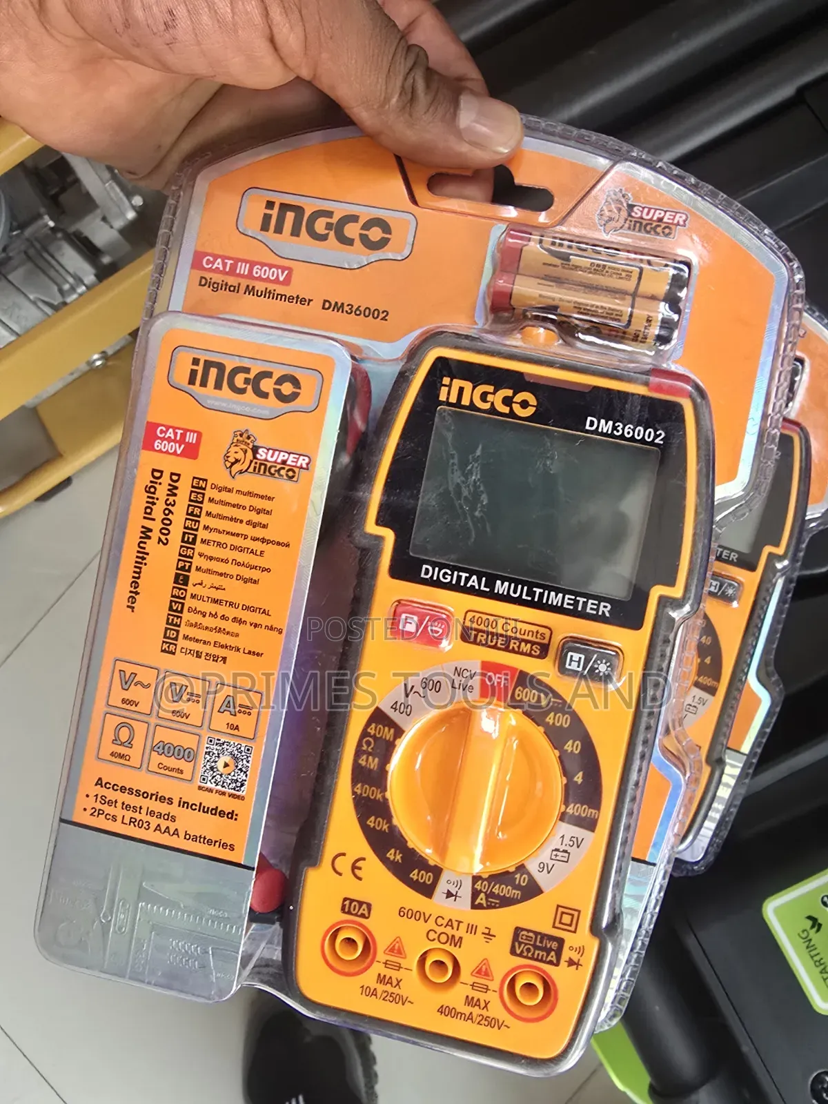 INGCO Digital Multimeter Professional AC/DC Voltage Tester