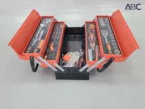 Mechanical Tool Set for Sale Portable Metal Toolbox With Socket