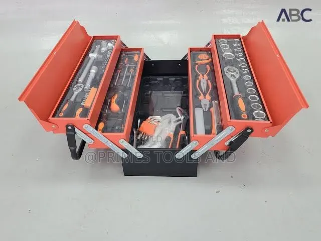 Mechanical Tool Set for Sale Portable Metal Toolbox With Socket