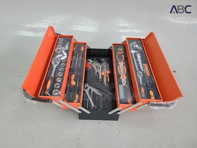 Mechanical Tool Set for Sale Portable Metal Toolbox With Socket