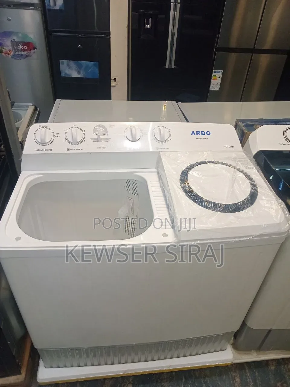 Ardo 12'kg Washing Machine Manual System